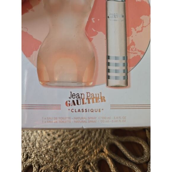 NIB Sealed Jean Paul Gaultier Classique Airlines Spray Perfume 2 Pcs Set Women - Picture 3 of 6